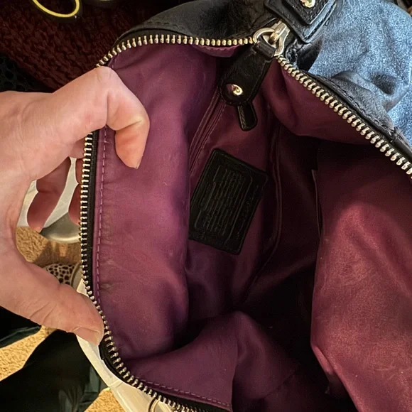 Coach Black Leather Ashley Satchel and Black Leather Wallet Set - Picture 7 of 10